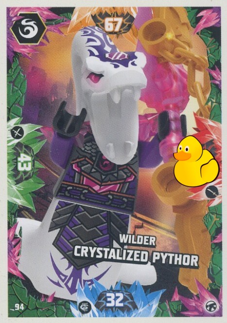 LEGO Ninjago Serie 8 Next Level | #094 Wilder Crystalized Pythor