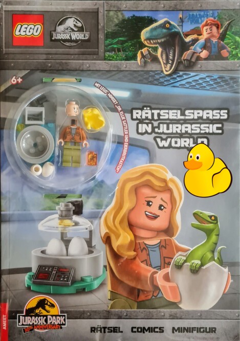 LEGO Jurassic World | "Rätselspass in Jurassic World" + Minifigur Dr. Ellie Sattler & Eierbrutkasten