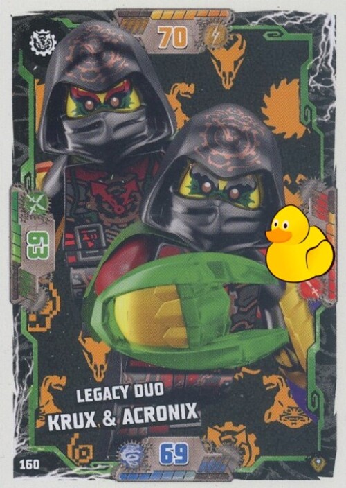 LEGO Ninjago Serie 9 Next Level  | #160 Legacy Duo Krux & Acronix