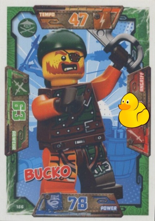 LEGO Ninjago Serie 1 | #186 Bucko 