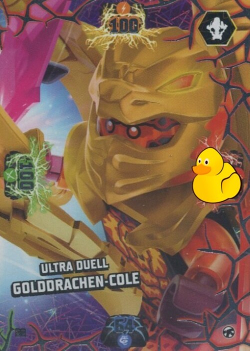 LEGO Ninjago Serie 8 Next Level | #020 Ultra Duell Golddrachen-Cole