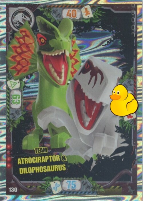 LEGO Jurassic World Serie 3 | #130 Team Atrociraptor & Dilophosaurus
