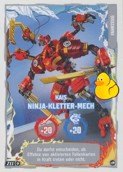 LEGO Ninjago Serie 10 | #211 Kais Ninja-Kletter-Mech