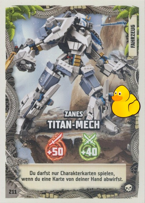 LEGO Ninjago Serie 6 | #211 Zanes Titan-Mech 