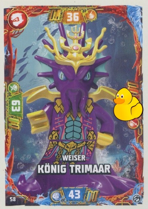 LEGO Ninjago Serie 7 | #058 Weiser König Trimaar