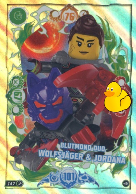 LEGO Ninjago Serie 10 | #147 Blutmond Duo Wolfsjäger & Jordana
