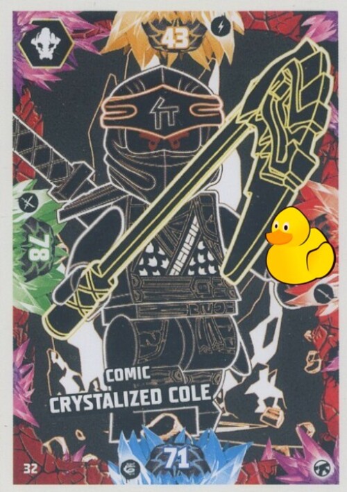 LEGO Ninjago Serie 8 Next Level | #032 Comic Crystalized Cole