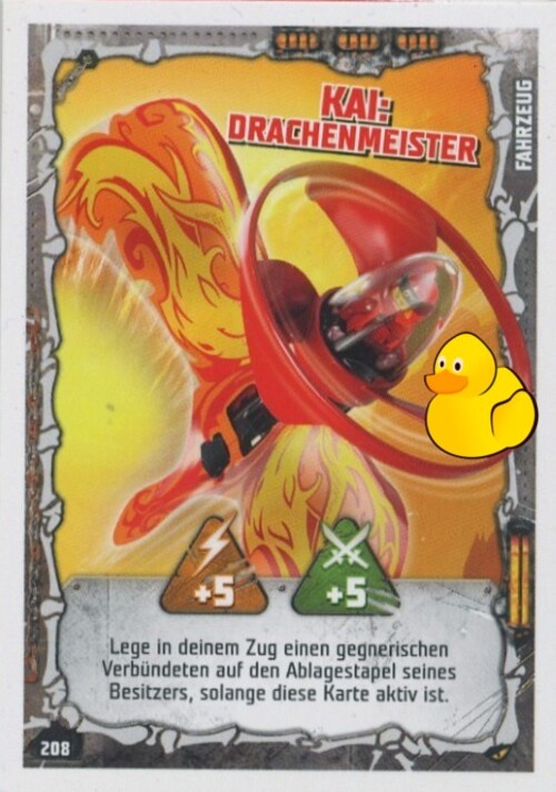 LEGO Ninjago Serie 4 | #208 Kai: Drachenmeister 