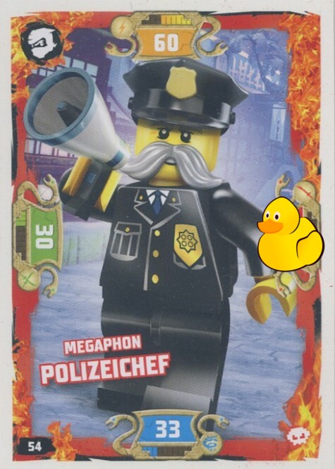 LEGO Ninjago Serie 5 | #054 Megaphon Polizeichef 
