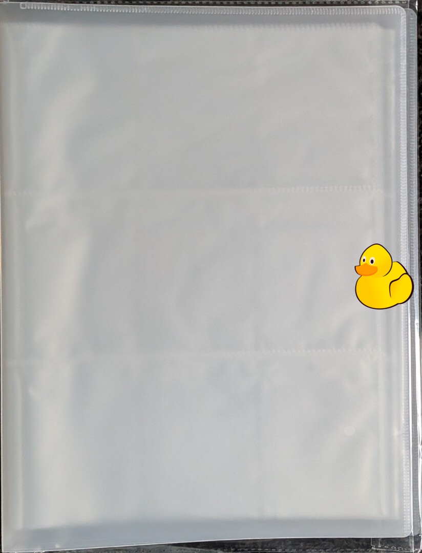Neutrales Sammelalbum für je 9/18 Karten pro Seite (Universal)