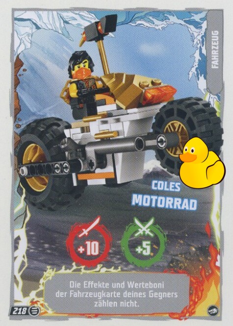 LEGO Ninjago Serie 10 | #218 Coles Motorrad