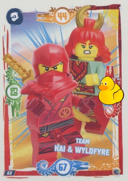 LEGO Ninjago Serie 9 | #060 Team Kai & Wyldfyre