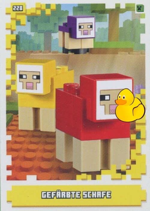 LEGO Minecraft Serie 1 | #228 Gefärbte Schafe