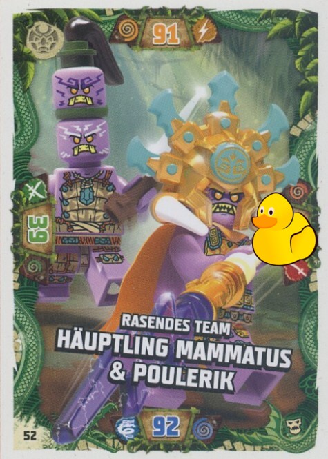 LEGO Ninjago Serie 6 Next Level | #052 Häupt. Mammatus & PoulErik 