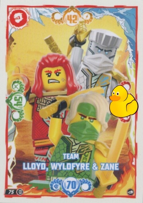LEGO Ninjago Serie 10 | #075 Team Lloyd, Wyldfyre & Zane