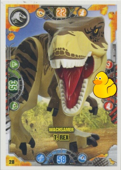 LEGO Jurassic World Serie 2 | #028 Wachsamer T. Rex