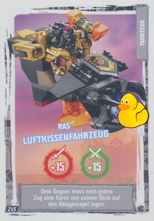 LEGO Ninjago Serie 9 | #215 Ras Luftkissenfahrzeug