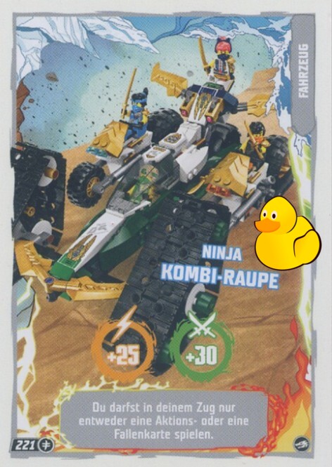 LEGO Ninjago Serie 10 | #221 Ninja Kombi-Raupe