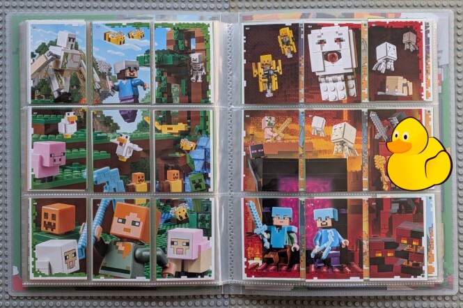 Minecraft Serie 1 Sammelalbum mit allen Basiskarten (251 / 281)