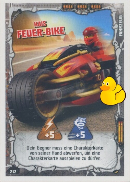 LEGO Ninjago Serie 4 | #212 Kais Feuer-Bike 