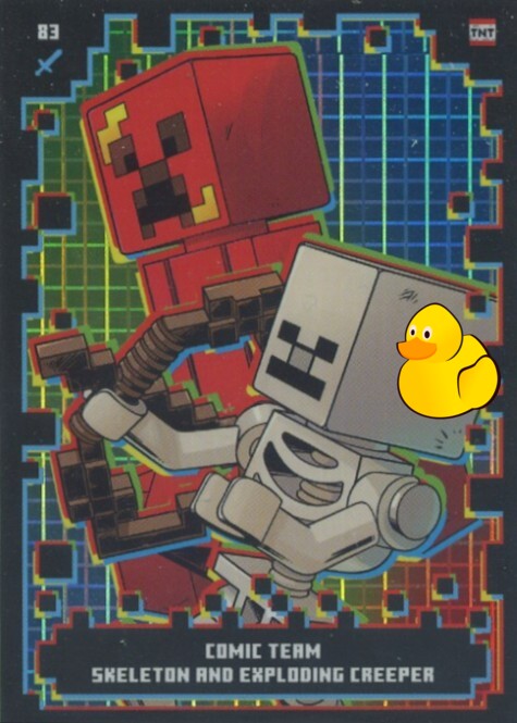 LEGO Minecraft Serie 2 | #083 Comic Team Skeleton and Exploding Creeper