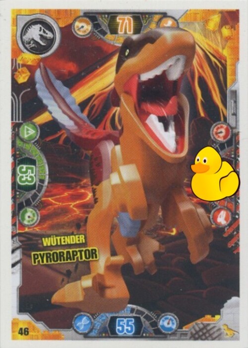 LEGO Jurassic World Serie 2 | #046 Wütender Pyroraptor