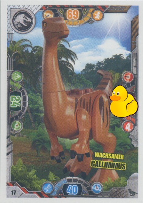 LEGO Jurassic World Serie 2 | #017 Wachsamer Gallimimus
