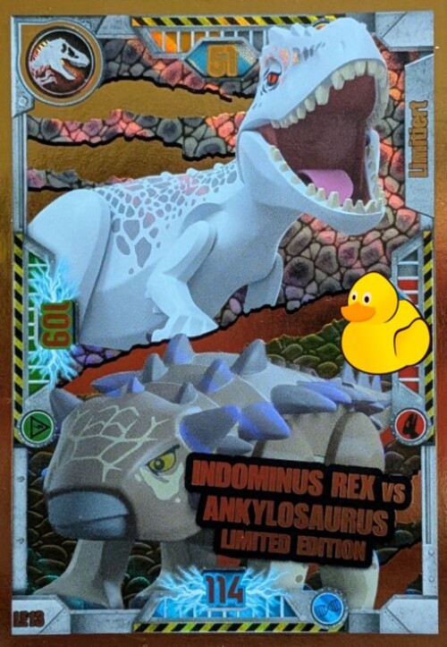 LEGO Jurassic World Serie 1 | #LE13 Indominus Rex vs Ankylosaurus