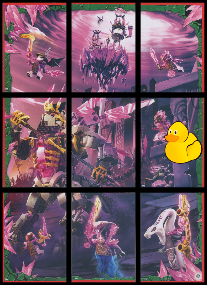 LEGO Ninjago Serie 8 Puzzle-Paket #2 (235 - 243)
