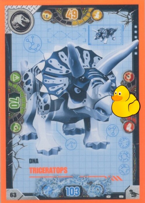 LEGO Jurassic World Serie 2 | #063 DNA Triceratops