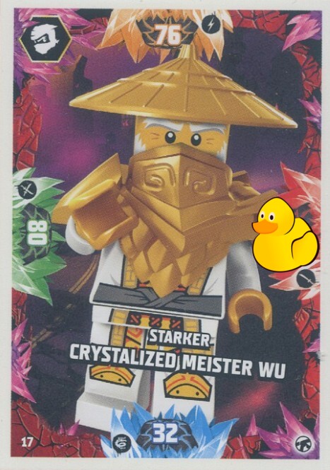 LEGO Ninjago Serie 8 Next Level | #017 Starker Crystalized Meister Wu