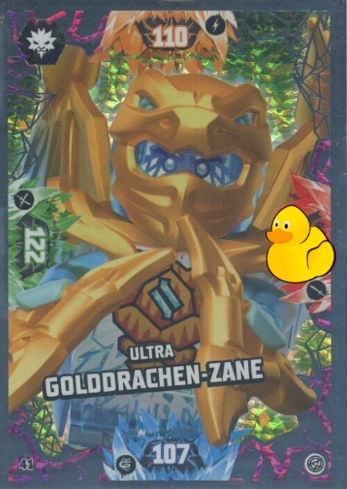 LEGO Ninjago Serie 8 | #041 Ultra Golddrachen-Zane