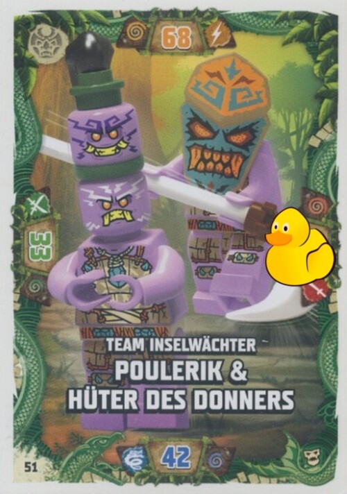 LEGO Ninjago Serie 6 Next Level | #051 PoulErik & Hüter d. Donners 
