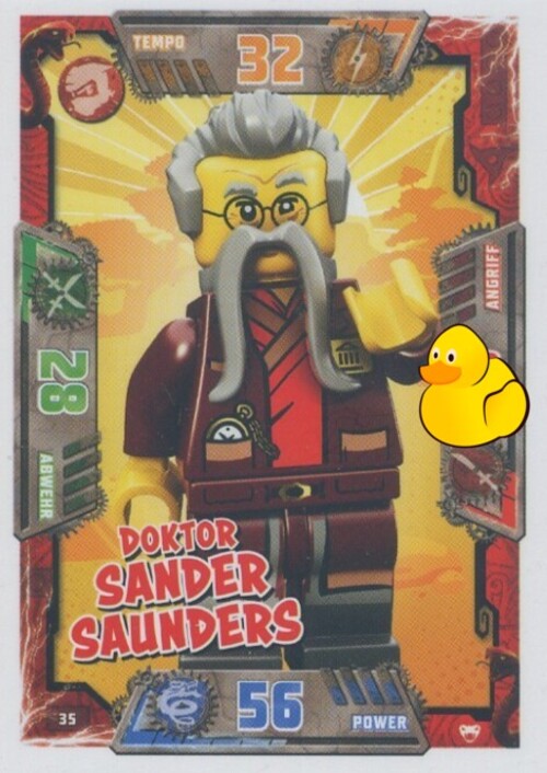 LEGO Ninjago Serie 2 | #035 Dokter Sander Saunders 