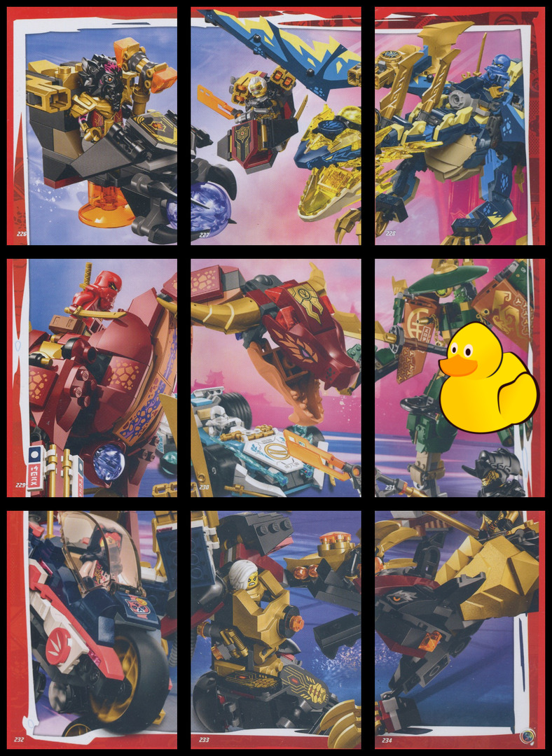 LEGO Ninjago Serie 9 Puzzle-Paket #1 (226 - 234)