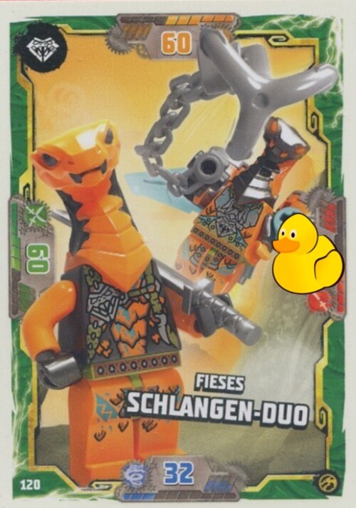 LEGO Ninjago Serie 7 | #120 Fieses Schlangen Duo