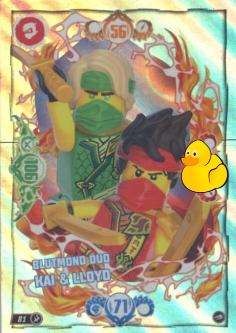 LEGO Ninjago Serie 10 | #081 Blutmond Duo Kai & Lloyd