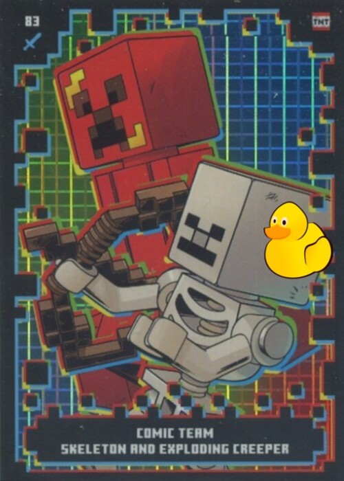 LEGO Minecraft Serie 2 | #083 Comic Team Skeleton and Exploding Creeper