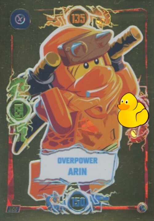 LEGO Ninjago Serie 9 | #255 Overpower Arin (Goldkarte)