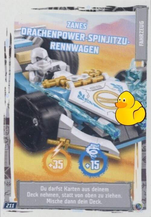 LEGO Ninjago Serie 9 | #211 Zanes Drachenpower-Spinjitzu-Rennwagen