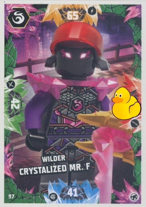 LEGO Ninjago Serie 8 Next Level | #097 Wilder Crystalized Mr. F