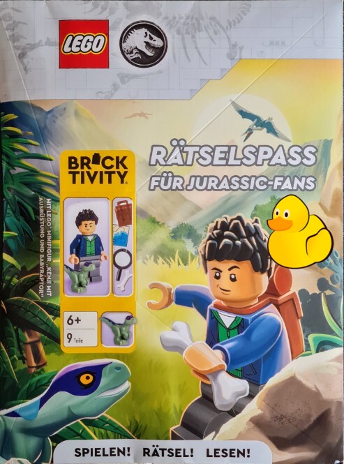 LEGO Jurassic World | "Rätselspass für Jurassic-Fans" + Minifigur Kenji