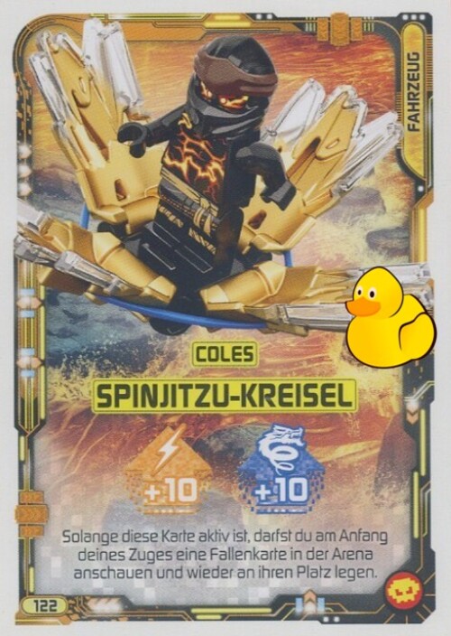 LEGO Ninjago Serie 5 Next Level | #122 Coles Spinjitzu-Kreisel 