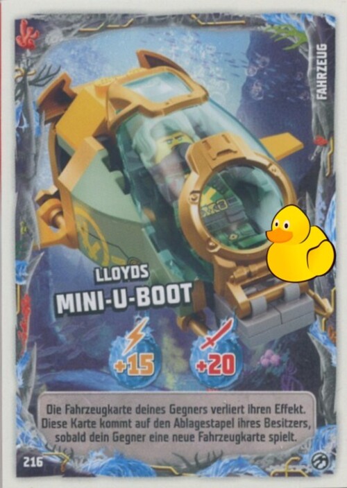 LEGO Ninjago Serie 7 | #216 Lloyds Mini-U-Boot