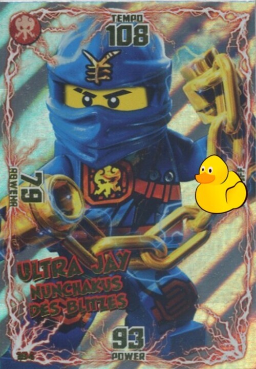 LEGO Ninjago Serie 1 | #184 Ultra Jay Nunchakus des Blitzes