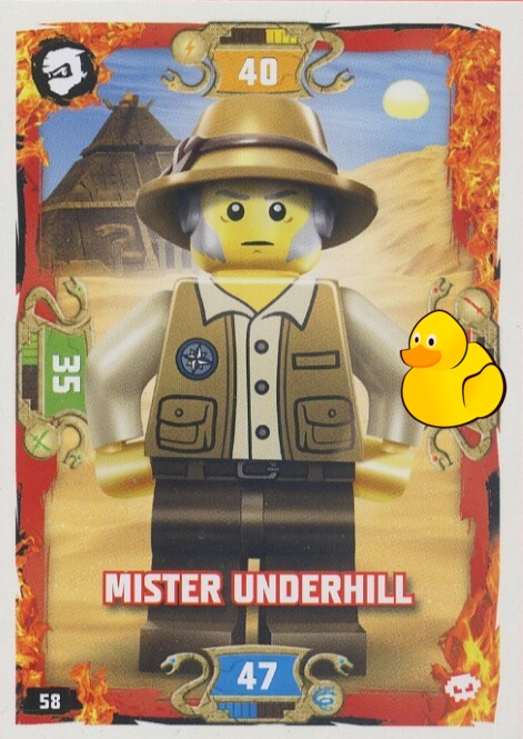 LEGO Ninjago Serie 5 | #058 Mister Underhill 