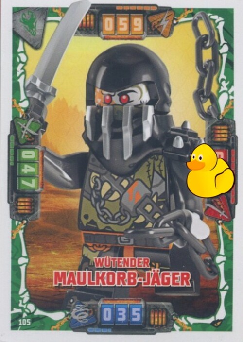 LEGO Ninjago Serie 4 | #105 Wütender Maulkorb-Jäger 
