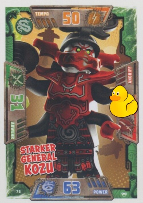 LEGO Ninjago Serie 2 | #075 Starker General Kozu 