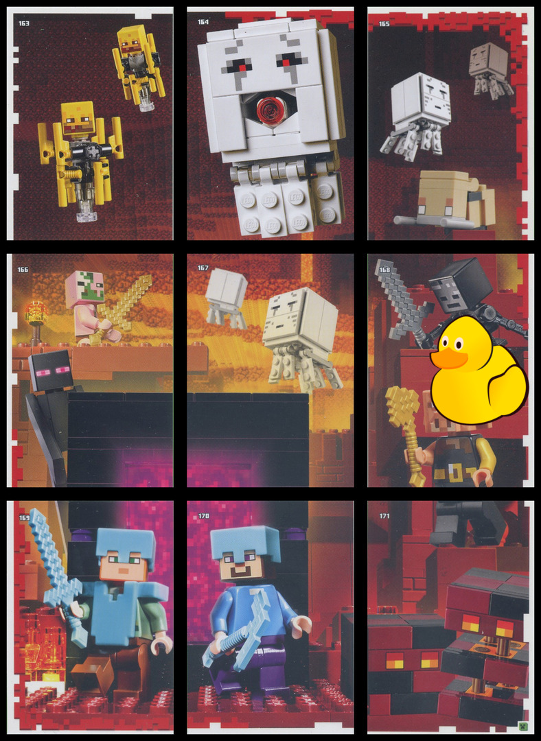 LEGO Minecraft Serie 1 Puzzle-Paket #2 (163- 171)