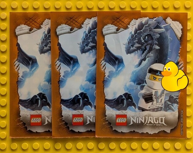 LEGO Ninjago Sleeves | "Zane & Drache" Serie 4